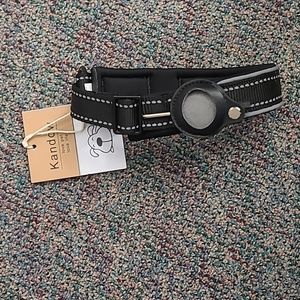 NWT Kandow Reflective ,Padded Apple AirTag  Adjustable Dog Collar Small to med